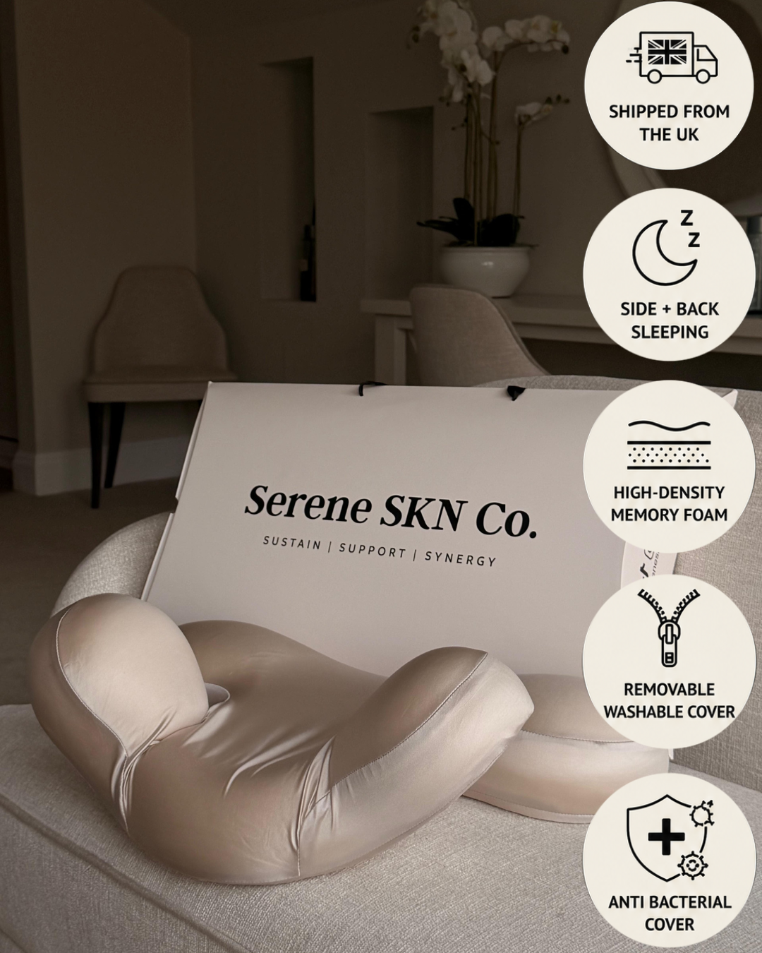 The Serene SKN Co Beauty Pillow