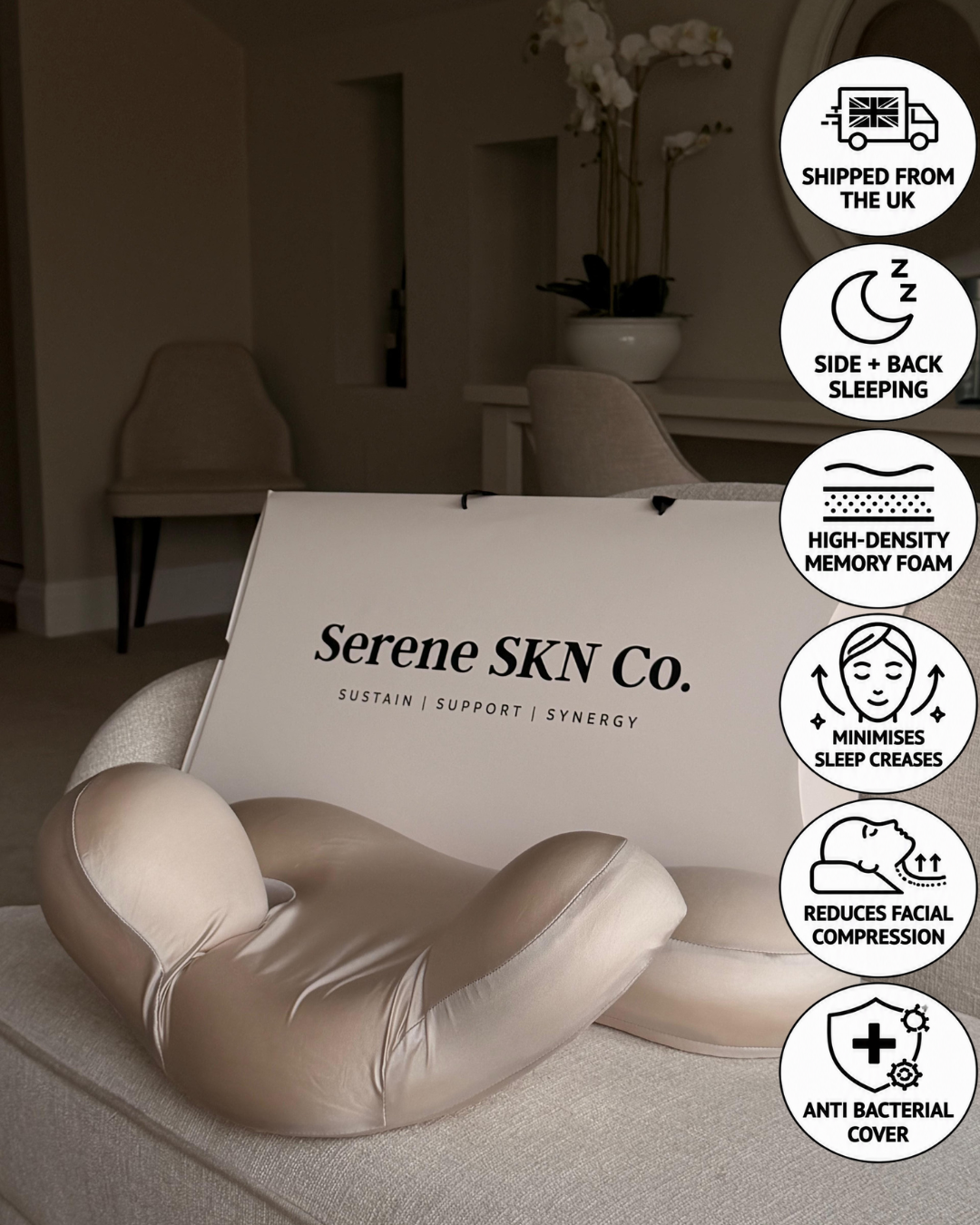 The Serene SKN Co Beauty Pillow